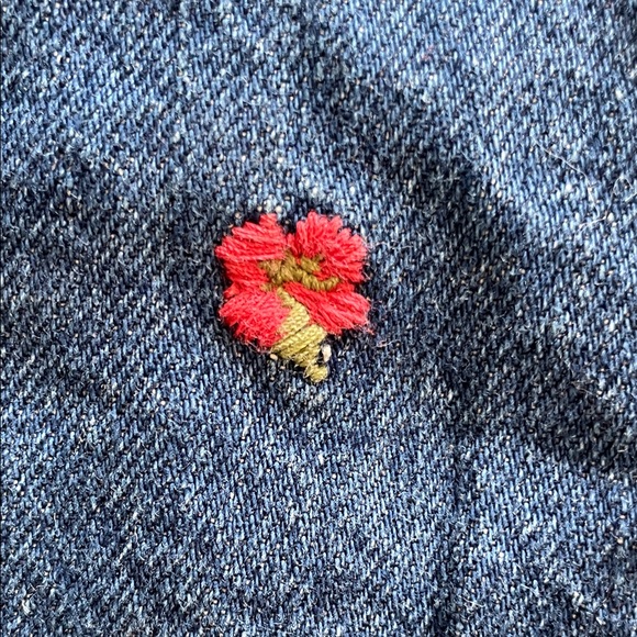 Madewell Embroidered Denim Mini Skirt - Picture 12 of 15